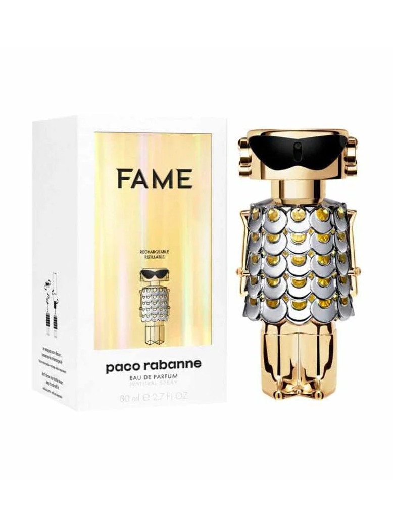 PR FAME RECHARGEABLE REFILLABLE EDP 80 ML