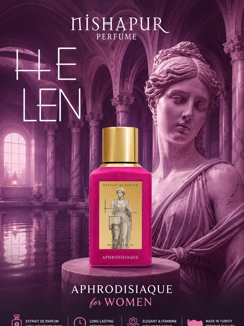 Nishapur Perfume Helen Aphrodisiaque Extrait de Parfum 100ml for Women