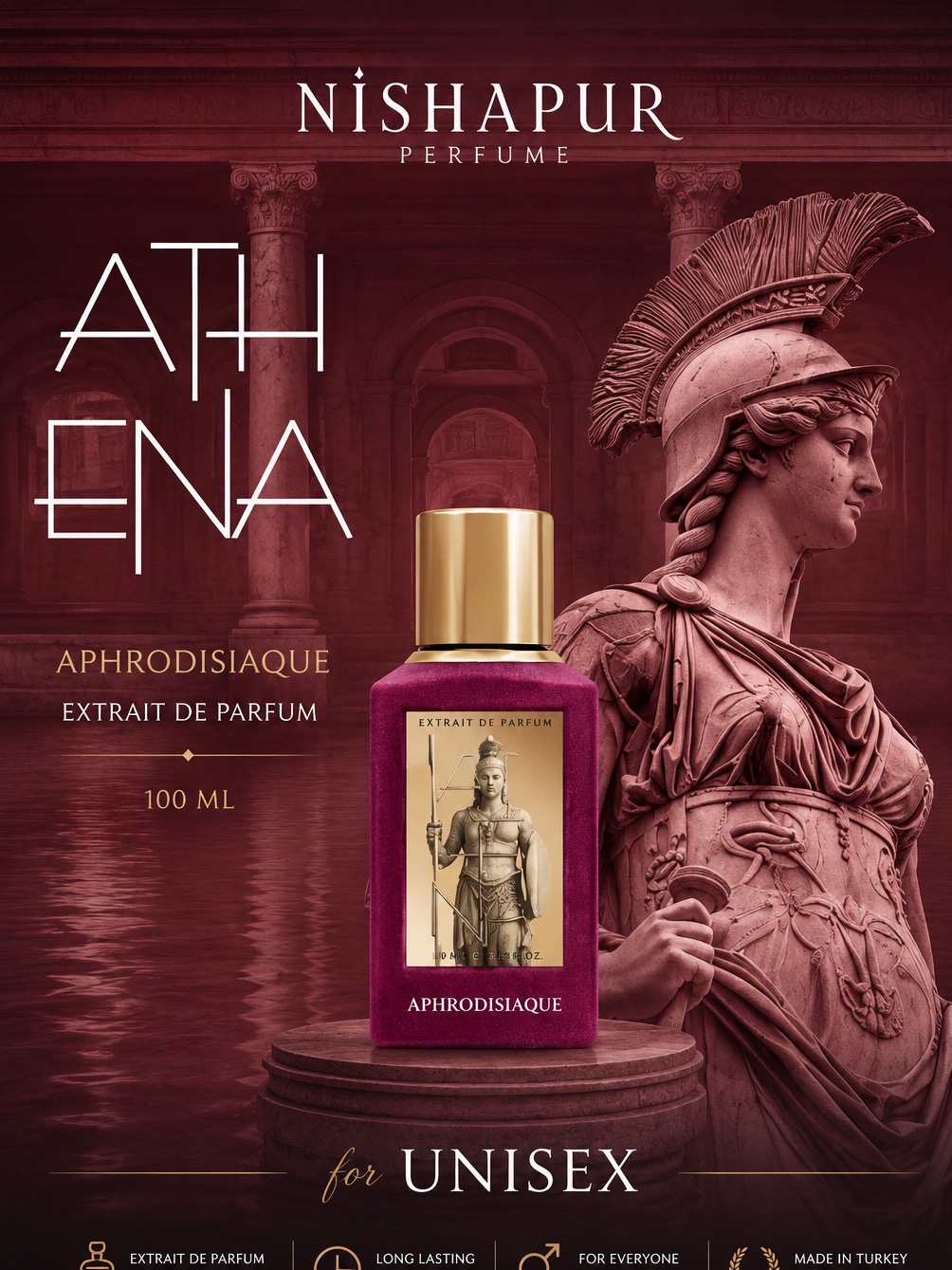 Nishapur Perfume Athena Aphrodisiaque Extrait de Parfum 100ml Unisex
