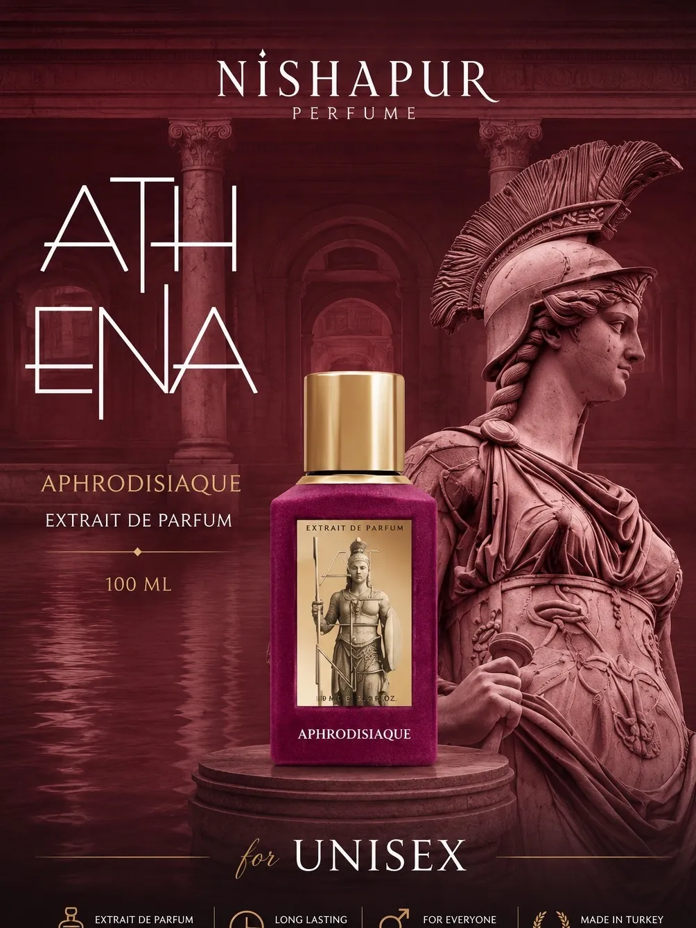 Nishapur Perfume Athena Aphrodisiaque Extrait de Parfum 100ml Unisex